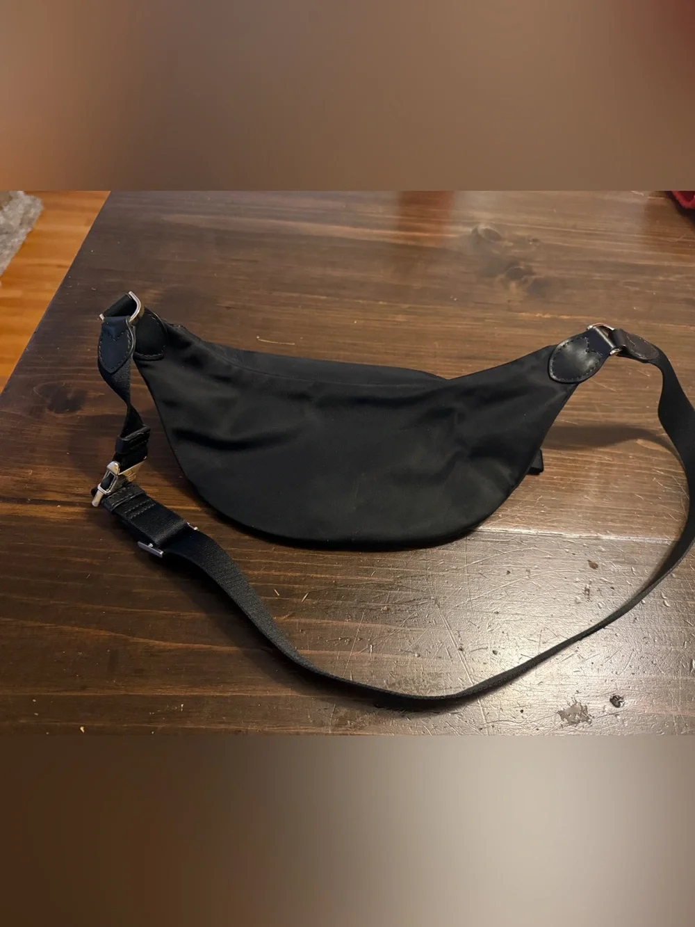 kate spade Black Nylon Belt Bag with Gold Hardware